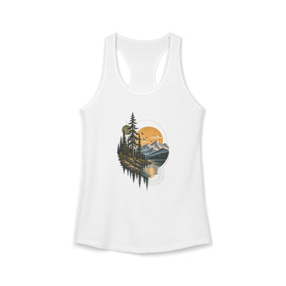 Tank Top, Racerback - Mountain Lake