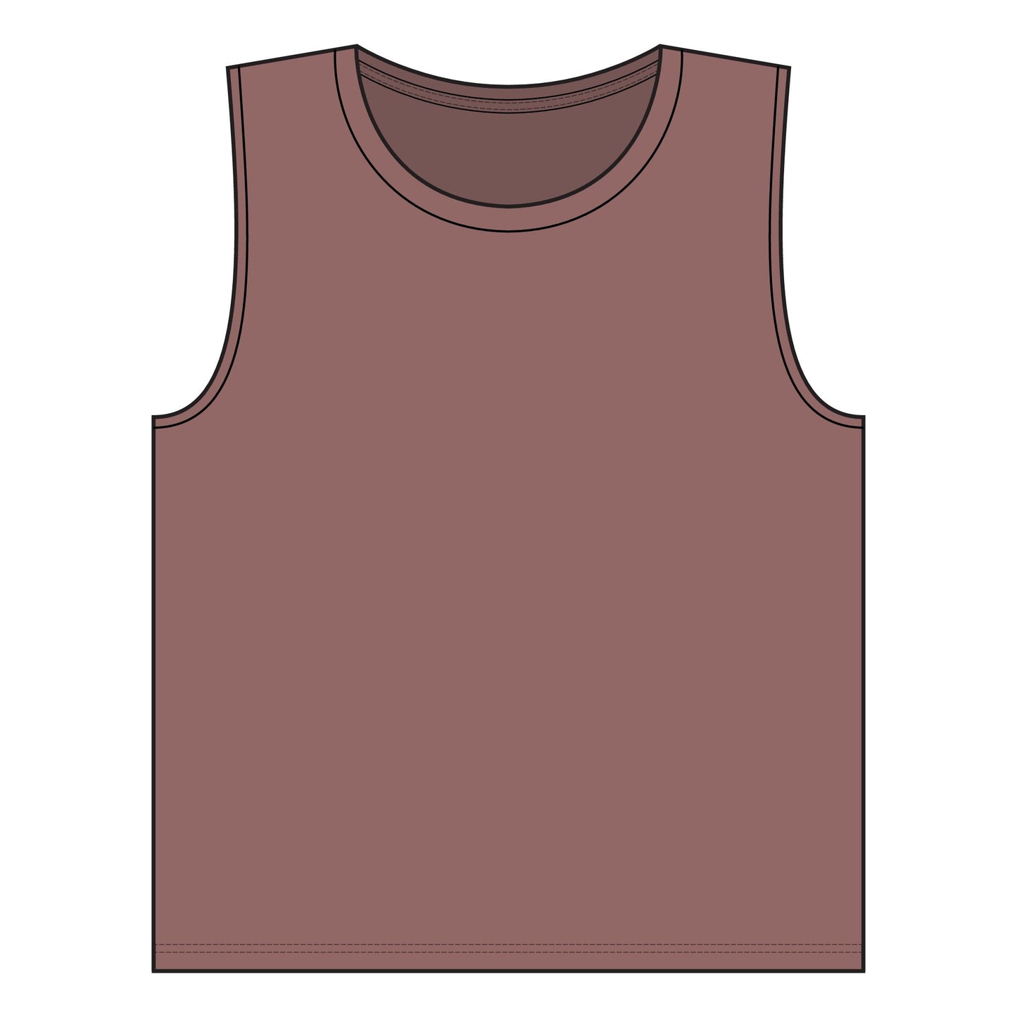 Vintage Anatomical Skull Illustration Tank