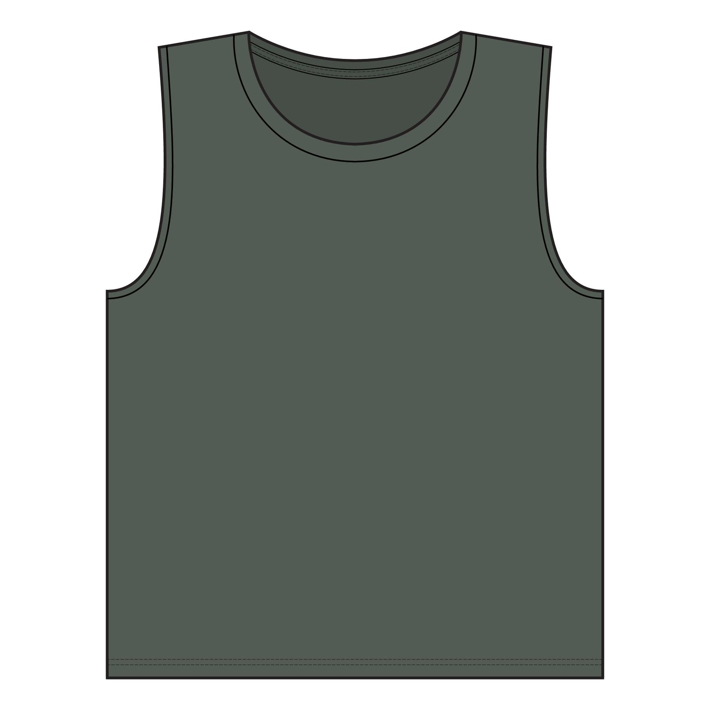 Vintage Anatomical Skull Illustration Tank