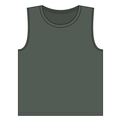 Vintage Anatomical Skull Illustration Tank