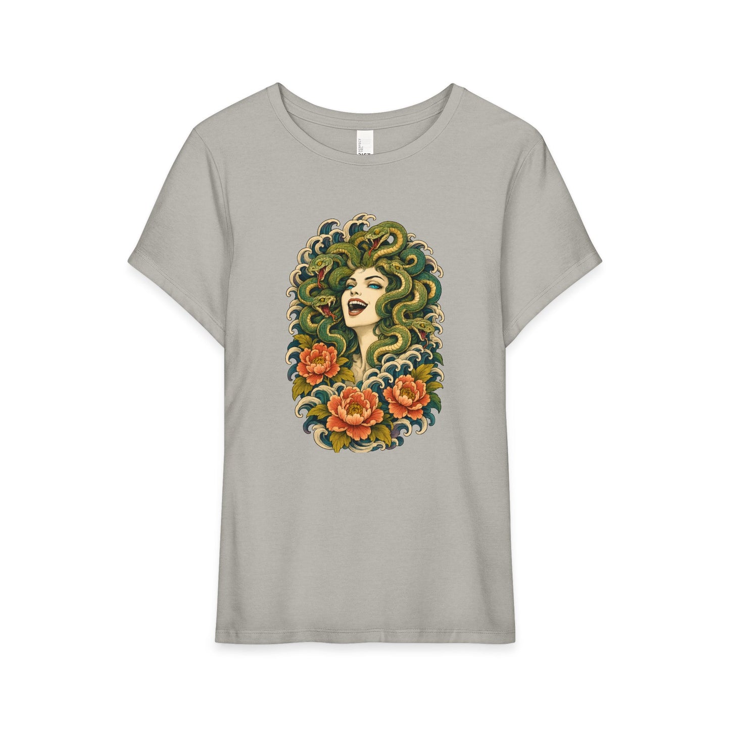 Medusa Floral Graphic Tee Shirt