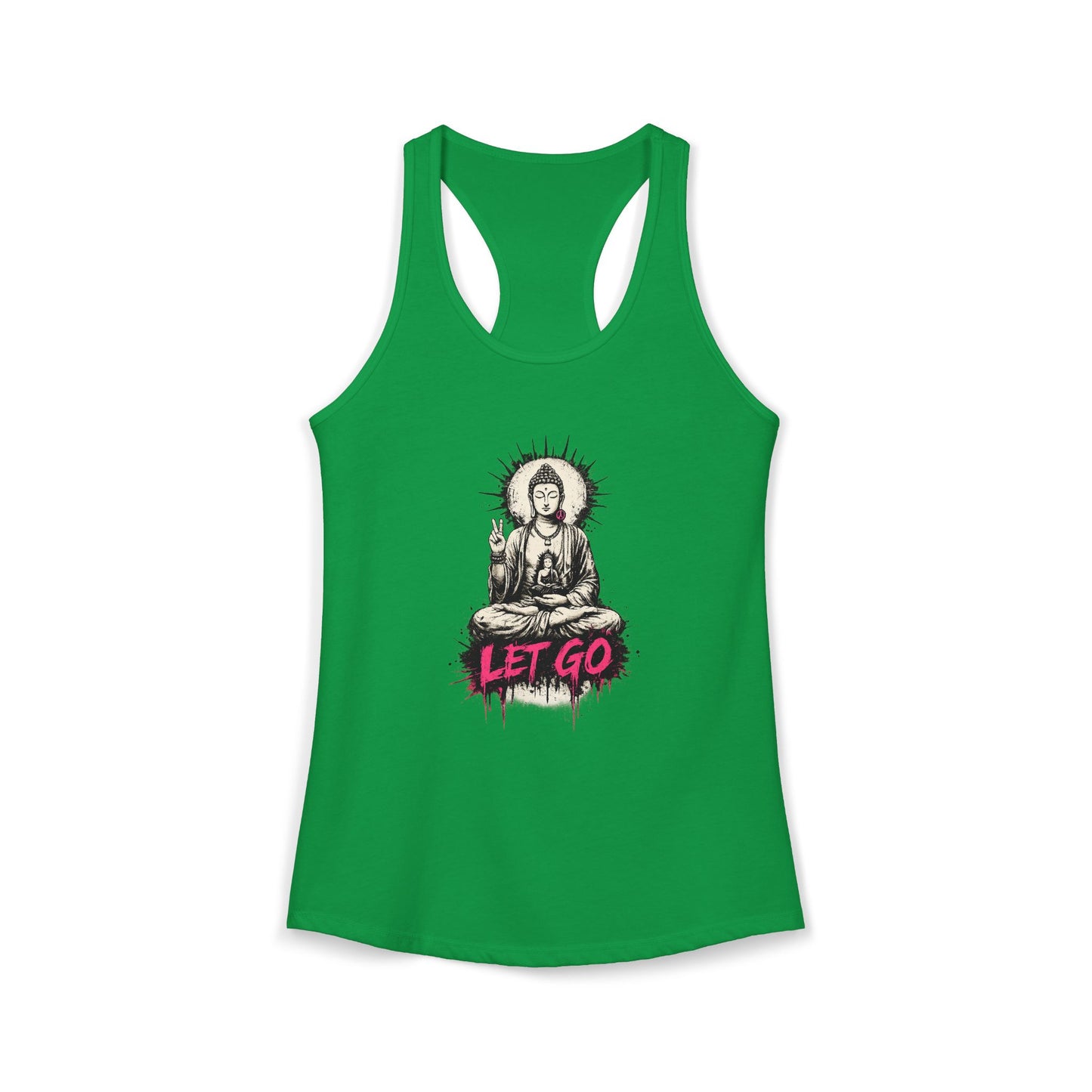 Buddha Let Go Racerback Tank