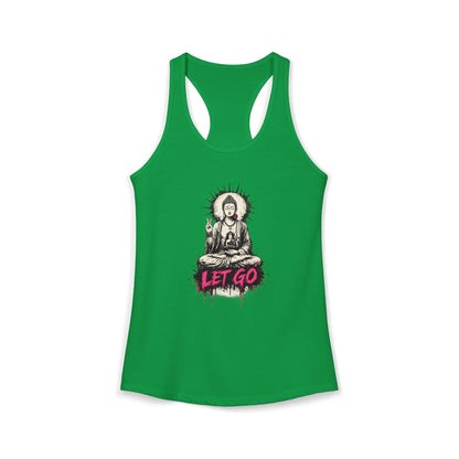 Buddha Let Go Racerback Tank