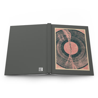 Journal Notebook, Hardcover Lined - Punk Pink Vinyl