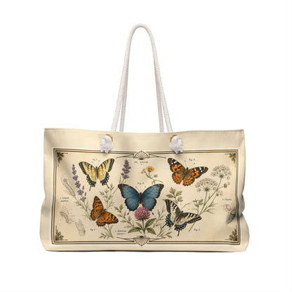 Butterfly Botanical Weekender Bag