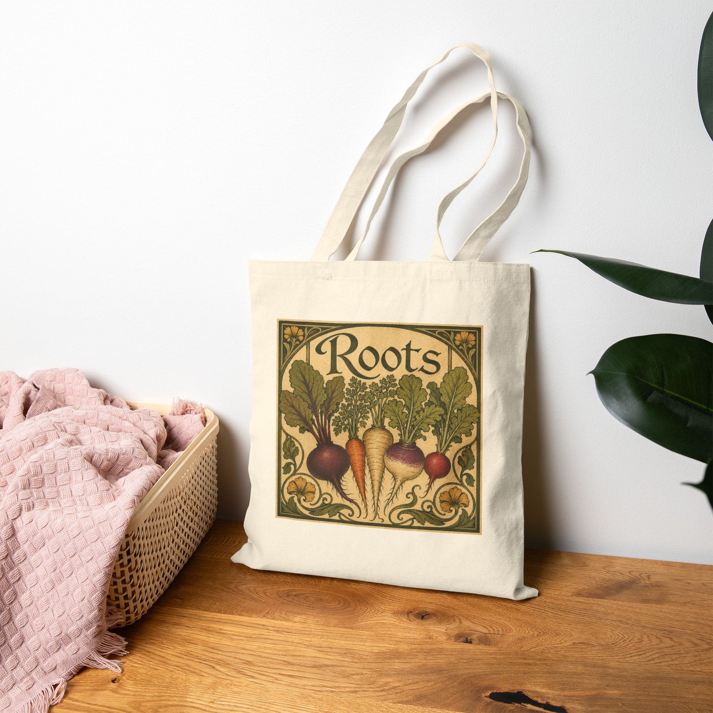 Root Vegetables Canvas Tote Bag
