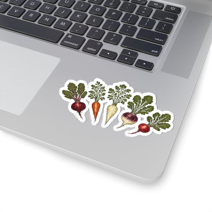 Sticker,  Kiss-Cut - Root Vegetables