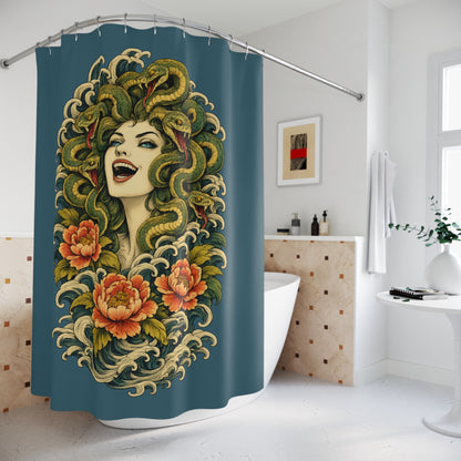 Medusa Having a Chuckle Shower Curtain