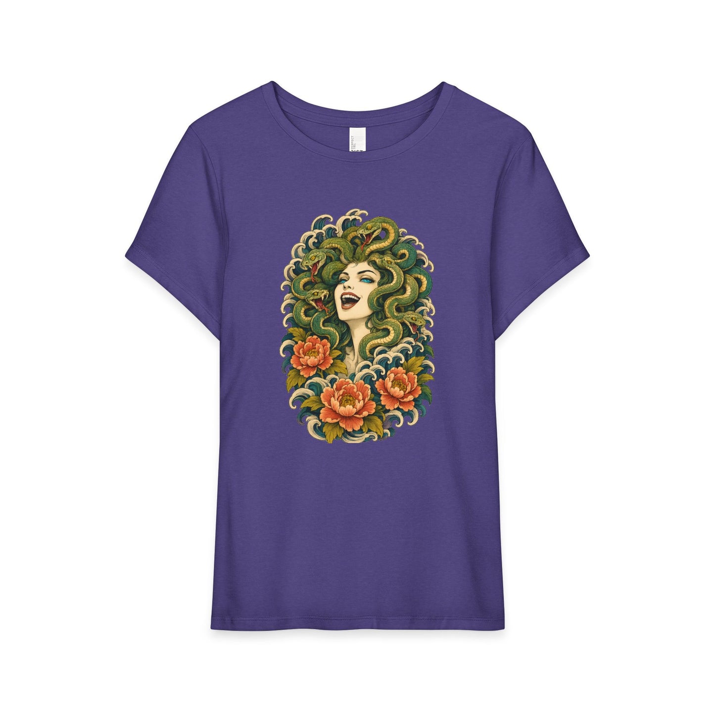 Medusa Floral Graphic Tee Shirt