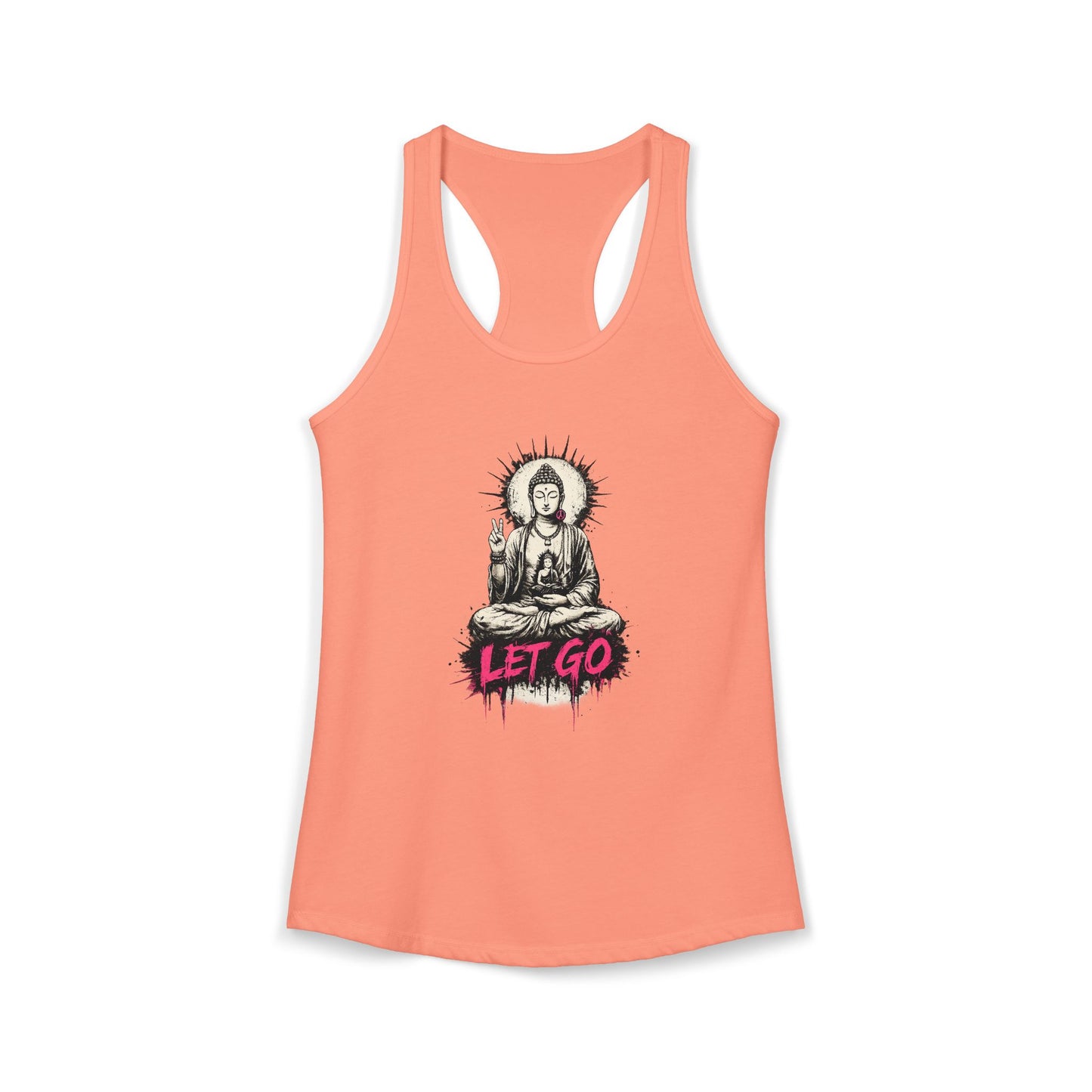 Buddha Let Go Racerback Tank