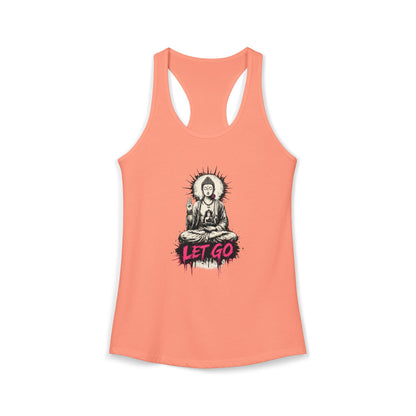 Buddha Let Go Racerback Tank