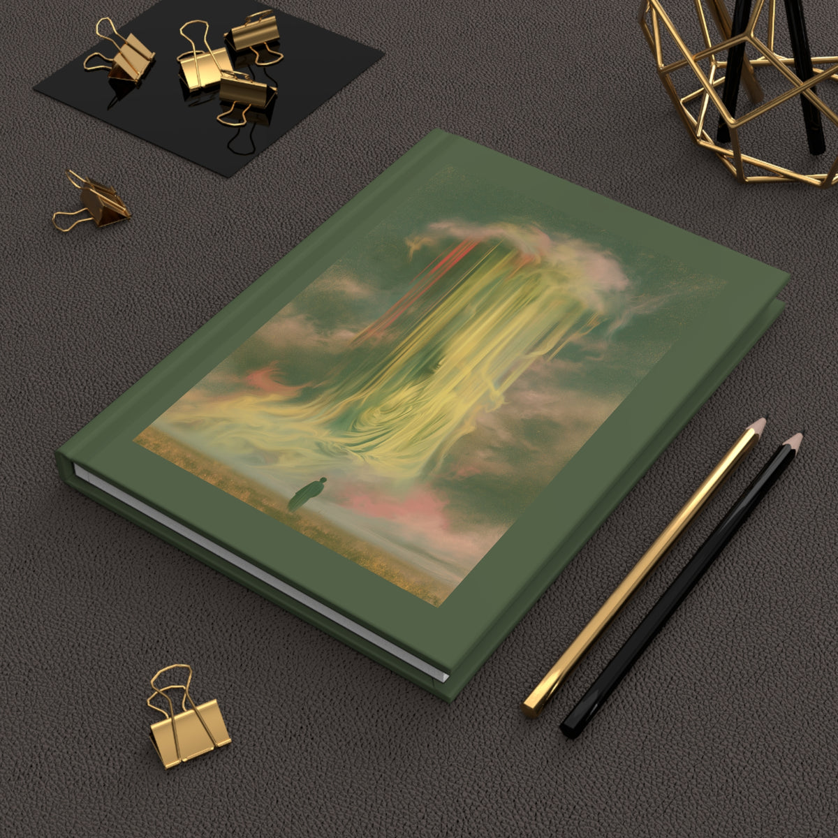 Journal Notebook, Hardcover Lined - Visions in the Mist