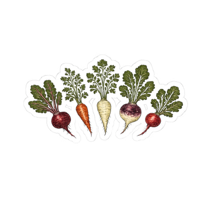 Sticker,  Kiss-Cut - Root Vegetables
