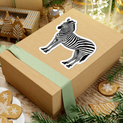 Sticker, Kiss-Cut - Zebra Standing Side View