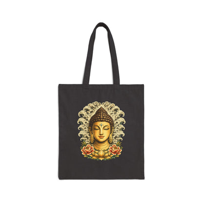 Golden Buddha Canvas Tote Bag