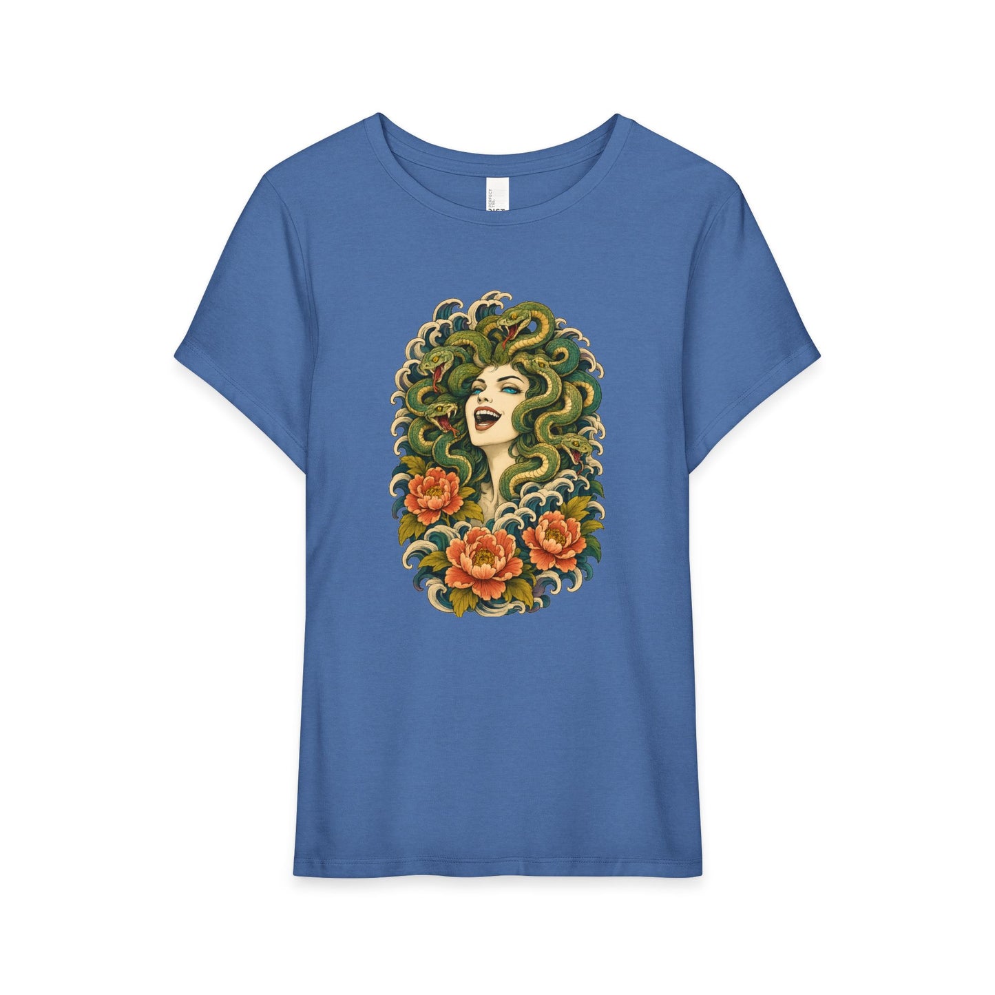 Medusa Floral Graphic Tee Shirt