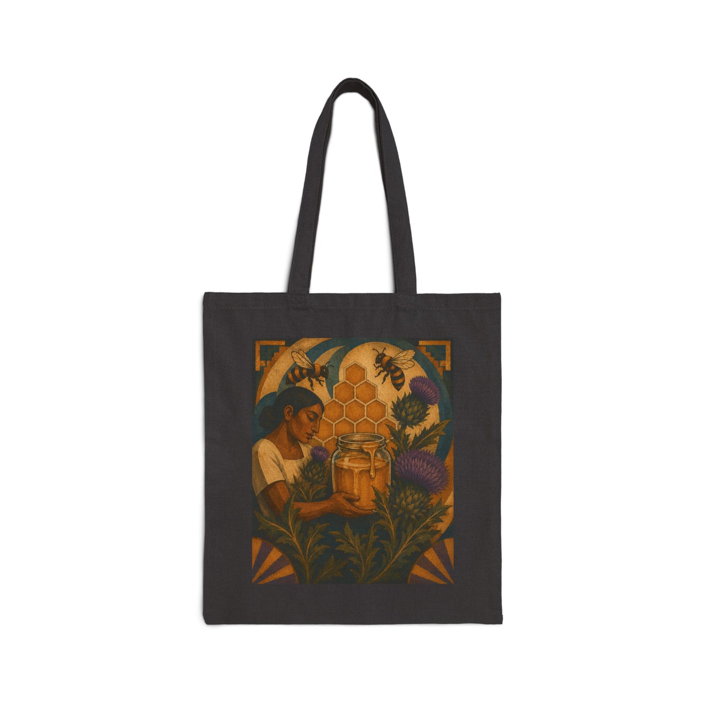 Honey & Thistles Meets 1930s Mexico Canvas Tote Bag
