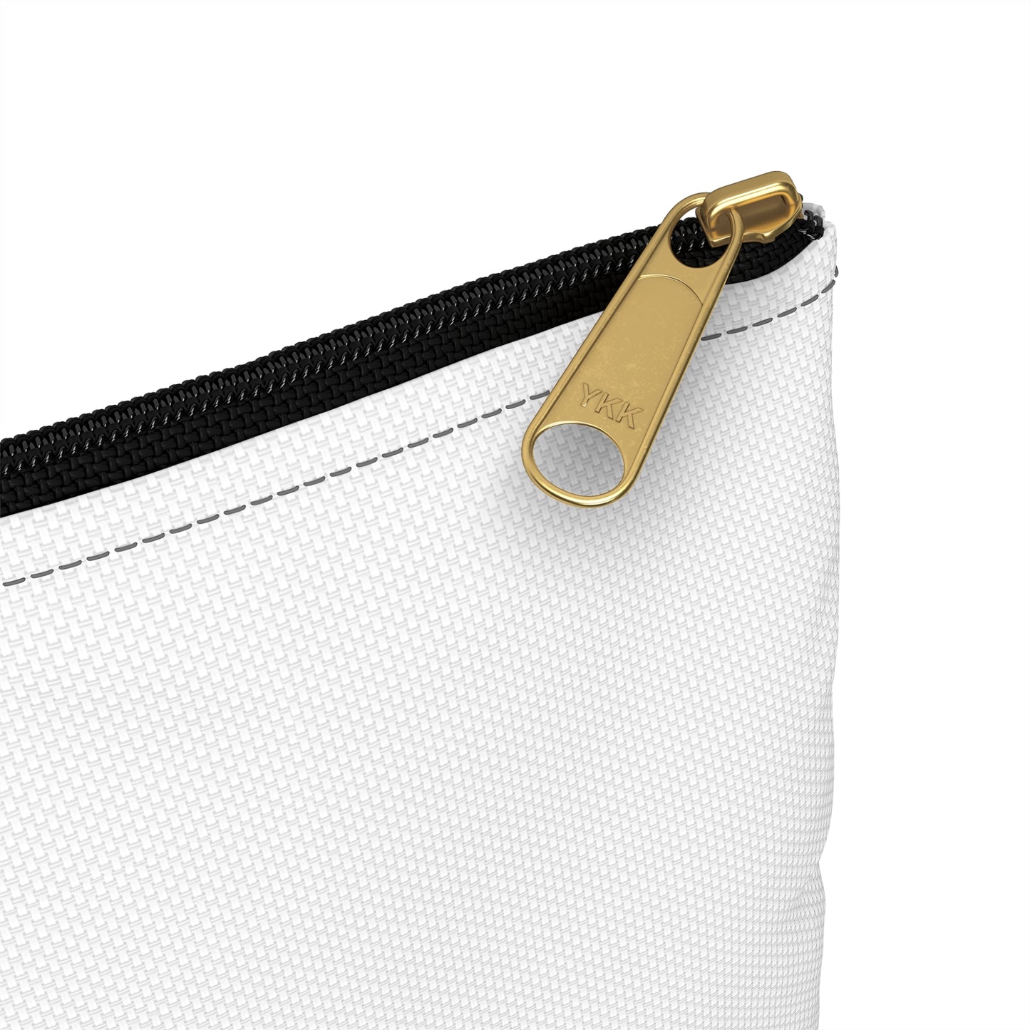 Zebra White Accessory Pouch