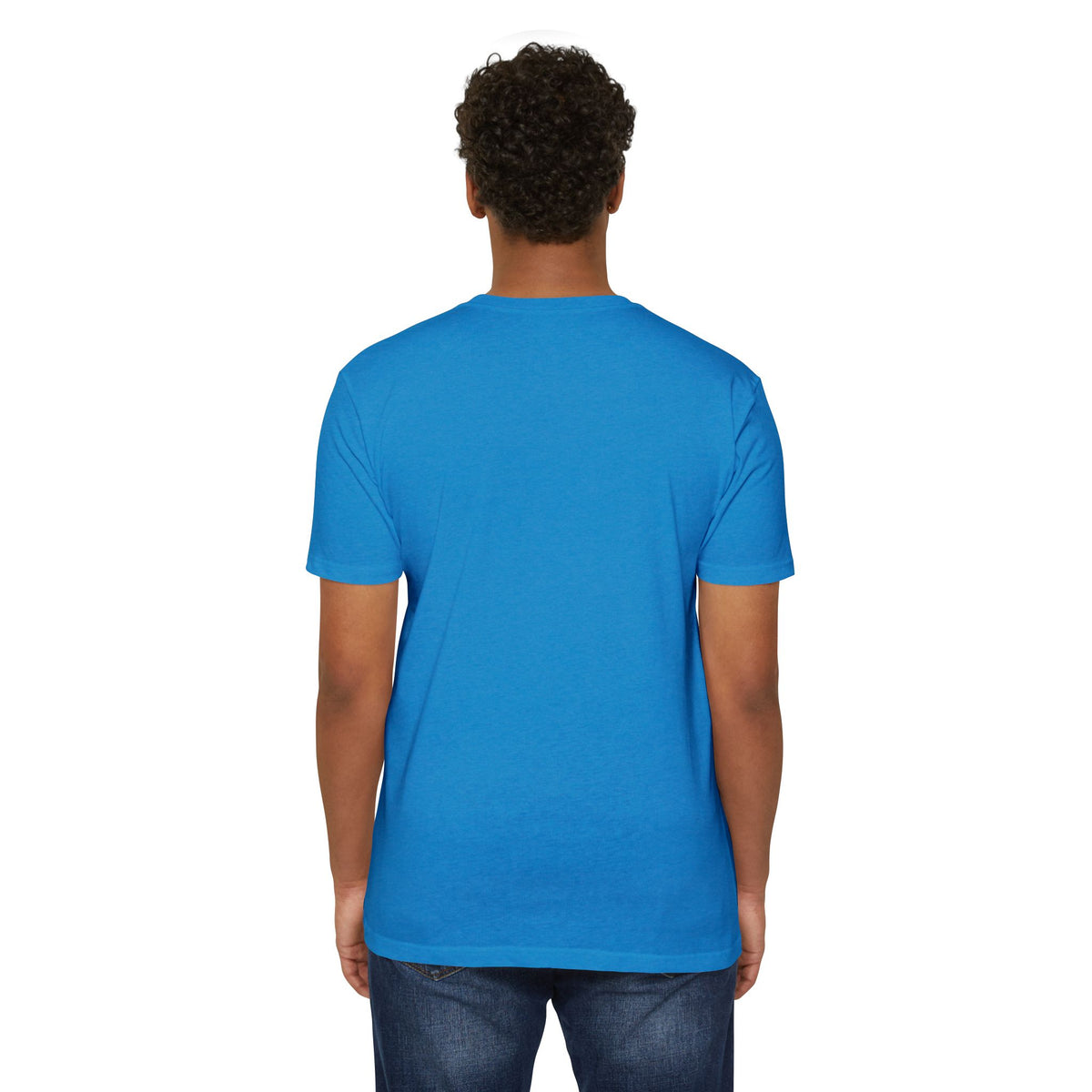 T‑Shirt, Short Sleeve Boxy Crew Neck - Rainbow Planet Cosmic Space