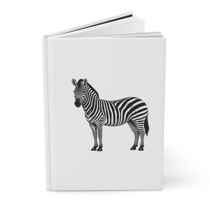 Zebra Hardcover Lined Journal