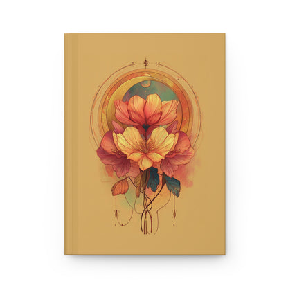 Journal Notebook, Hardcover Lined - Watercolor Flowers