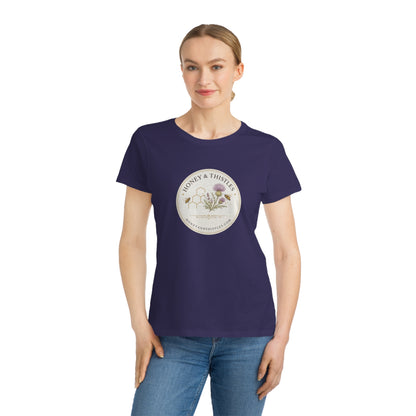 Honey & Thistles Floral Logo T-Shirt