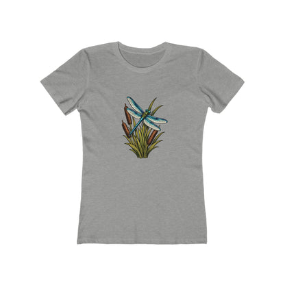 Dragonfly & Cat Tail Boyfriend T-Shirt