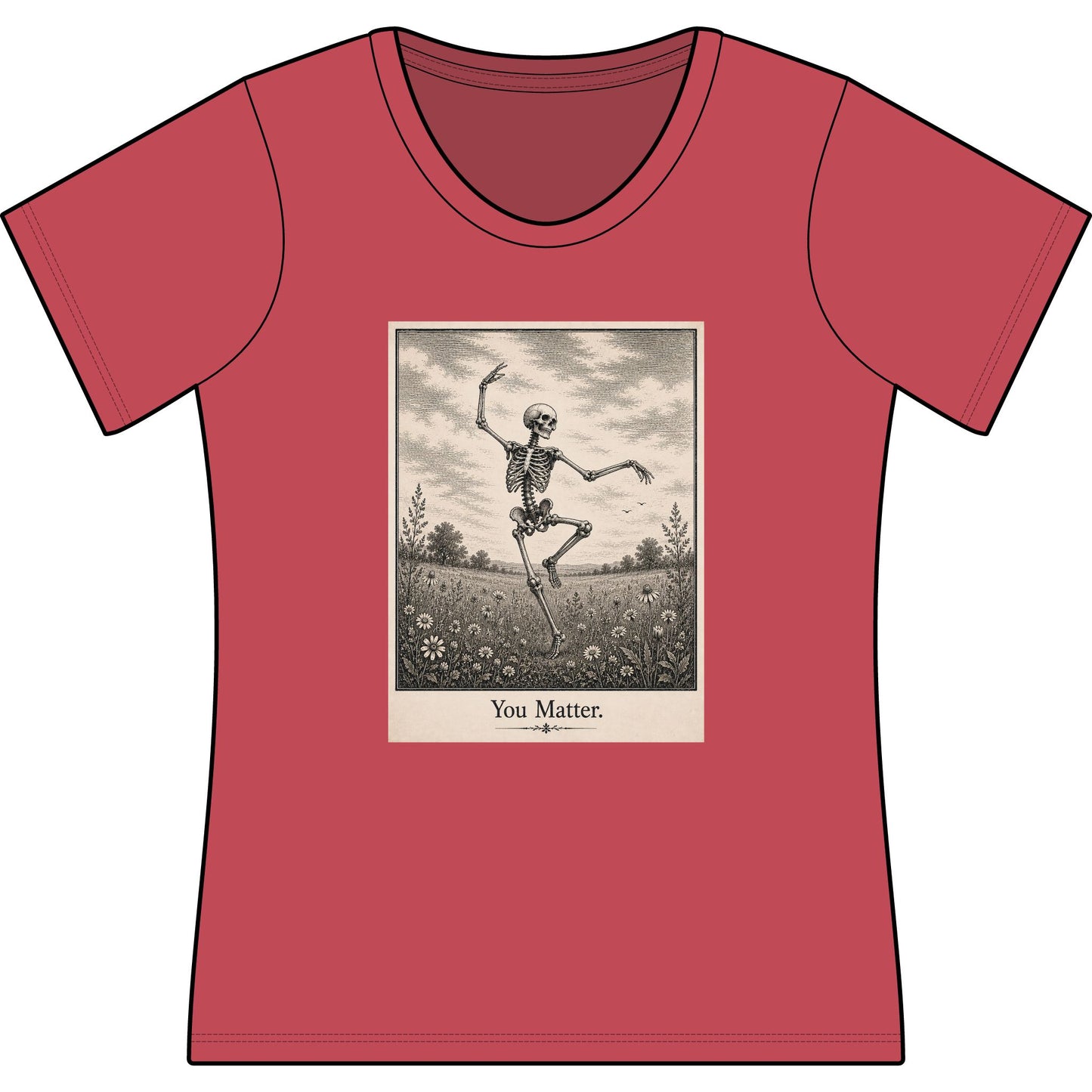 You Matter Scoop Neck Tee