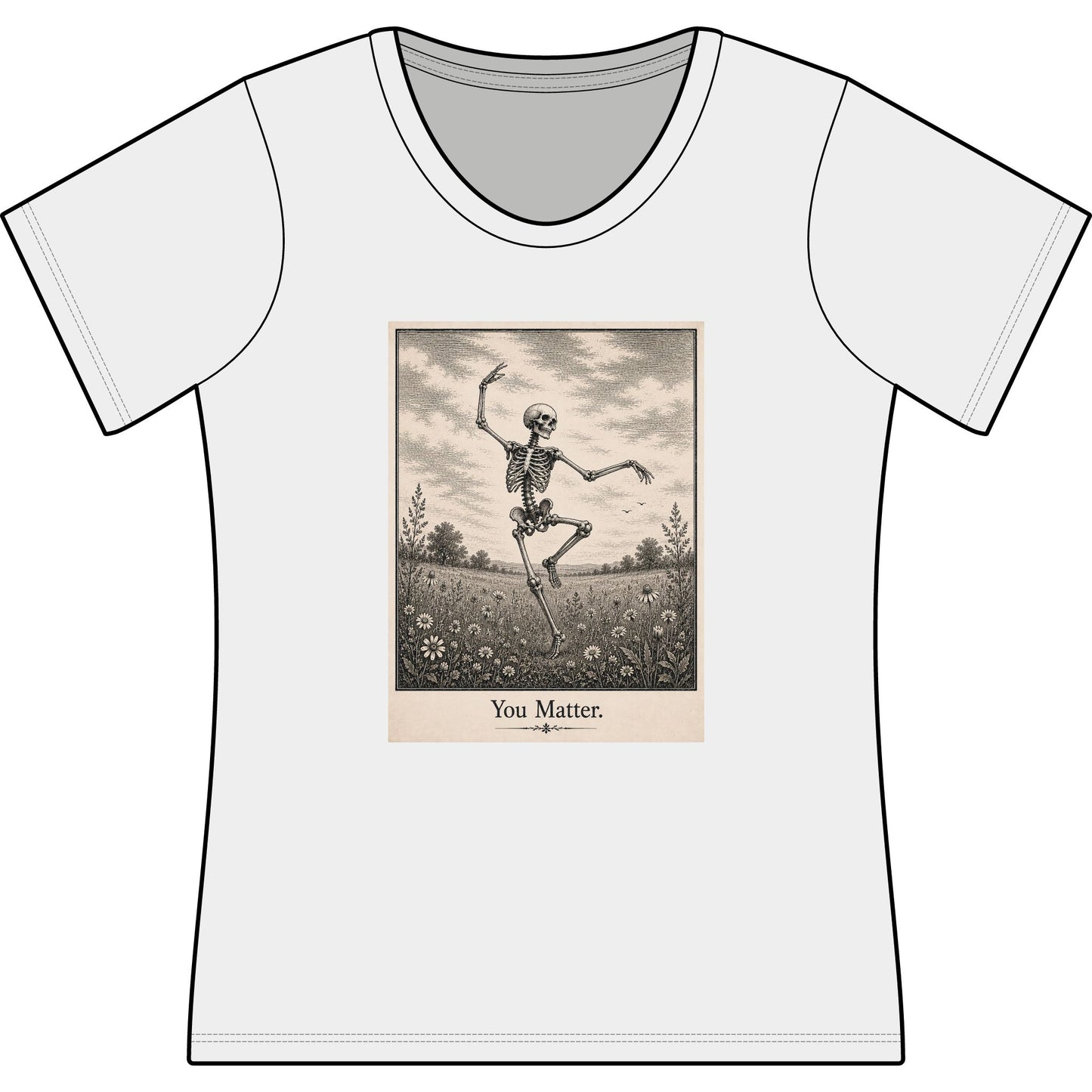 You Matter Scoop Neck Tee