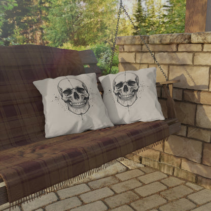 Pillow, Outdoor/Garden - Decorative Gothic Skull