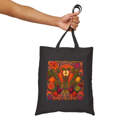 Groovy Canvas Tote Bag