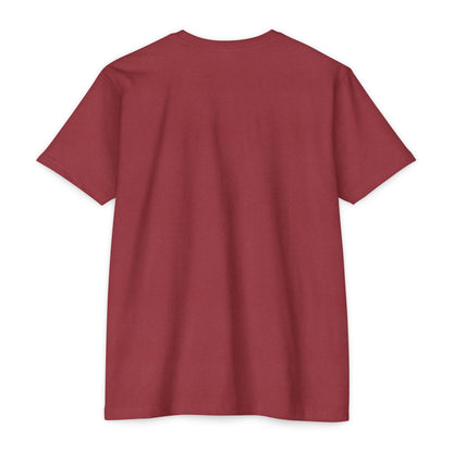 T-Shirt, Short Sleeve Boxy Crew Neck - Botanical Hand Reaching for the Sun