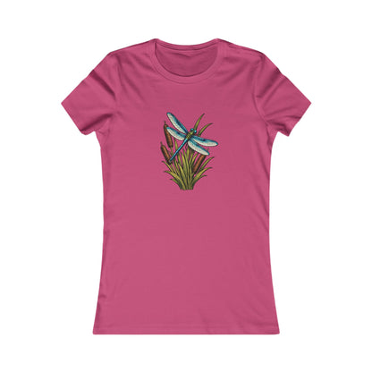 Dragonfly & Cat Tail Women's T-Shirt