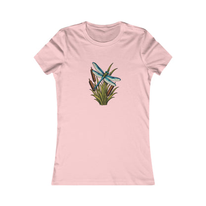 Dragonfly & Cat Tail Women's T-Shirt
