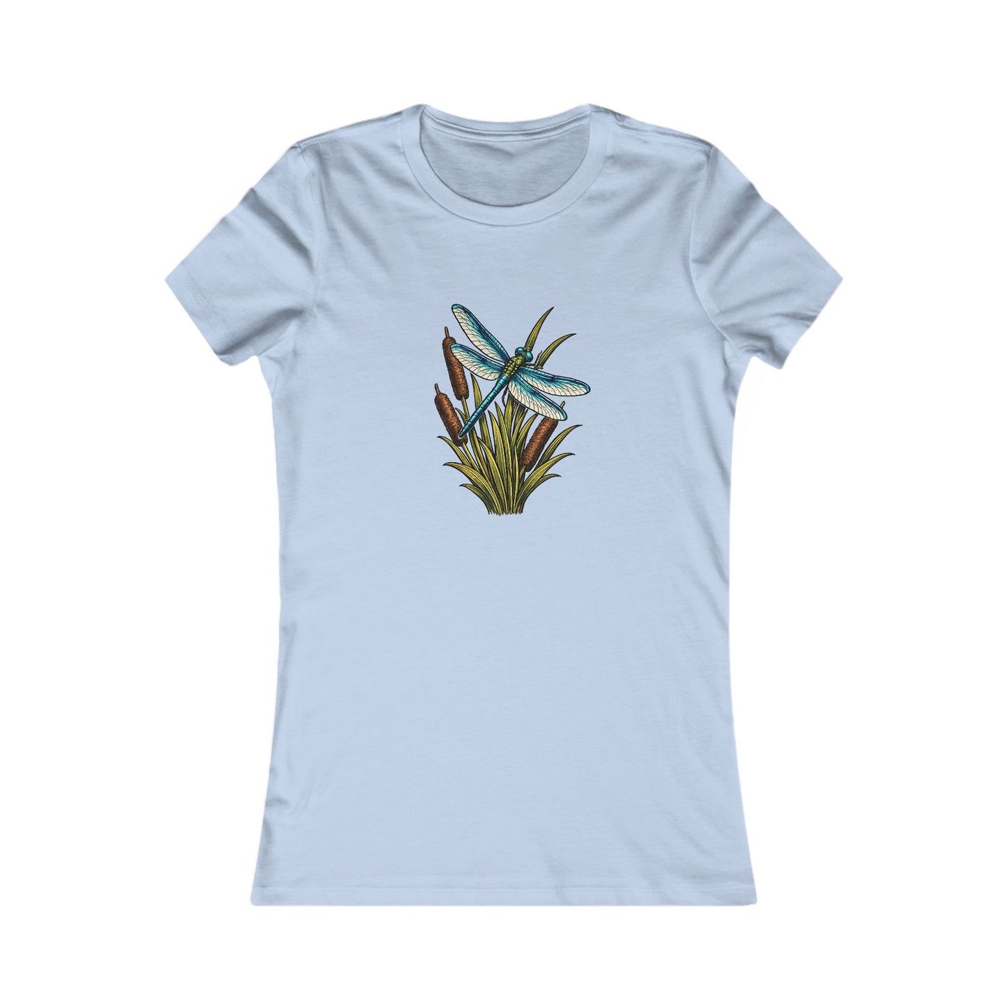 Dragonfly & Cat Tail Women's T-Shirt