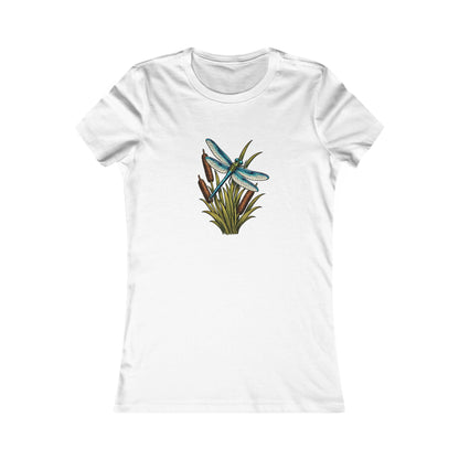 Dragonfly & Cat Tail Women's T-Shirt