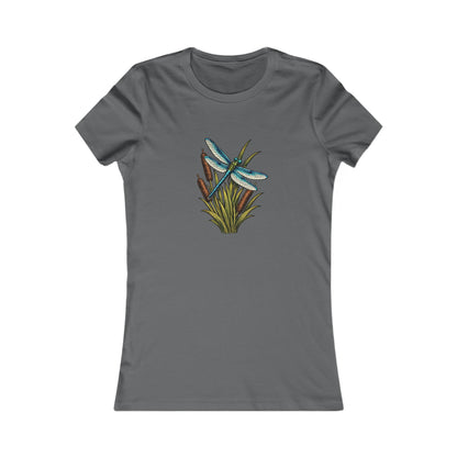 Dragonfly & Cat Tail Women's T-Shirt