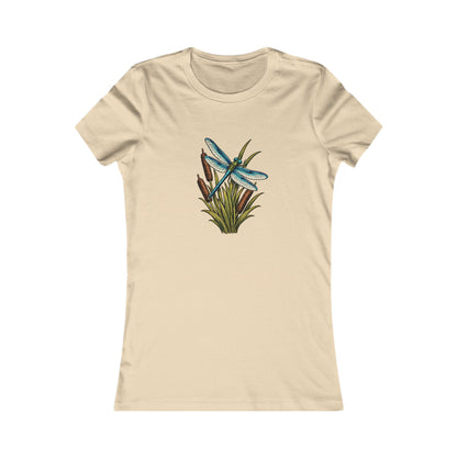 Dragonfly & Cat Tail Women's T-Shirt