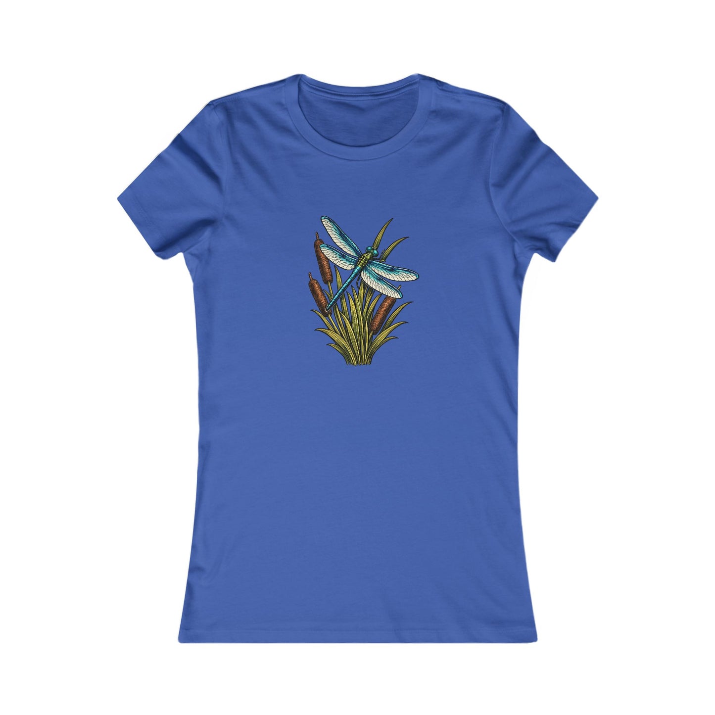 Dragonfly & Cat Tail Women's T-Shirt