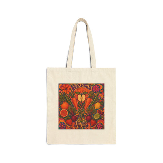 Groovy Canvas Tote Bag
