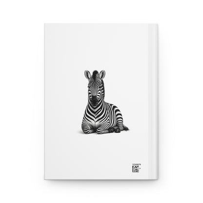 Zebra Hardcover Lined Journal