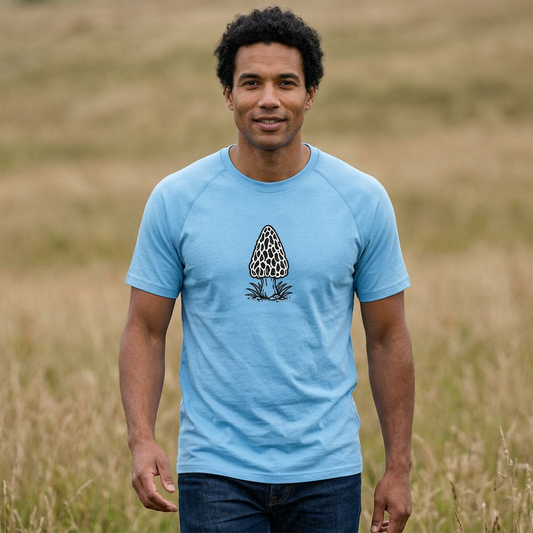 Morel Mushroom Scoop-Neck T-Shirt