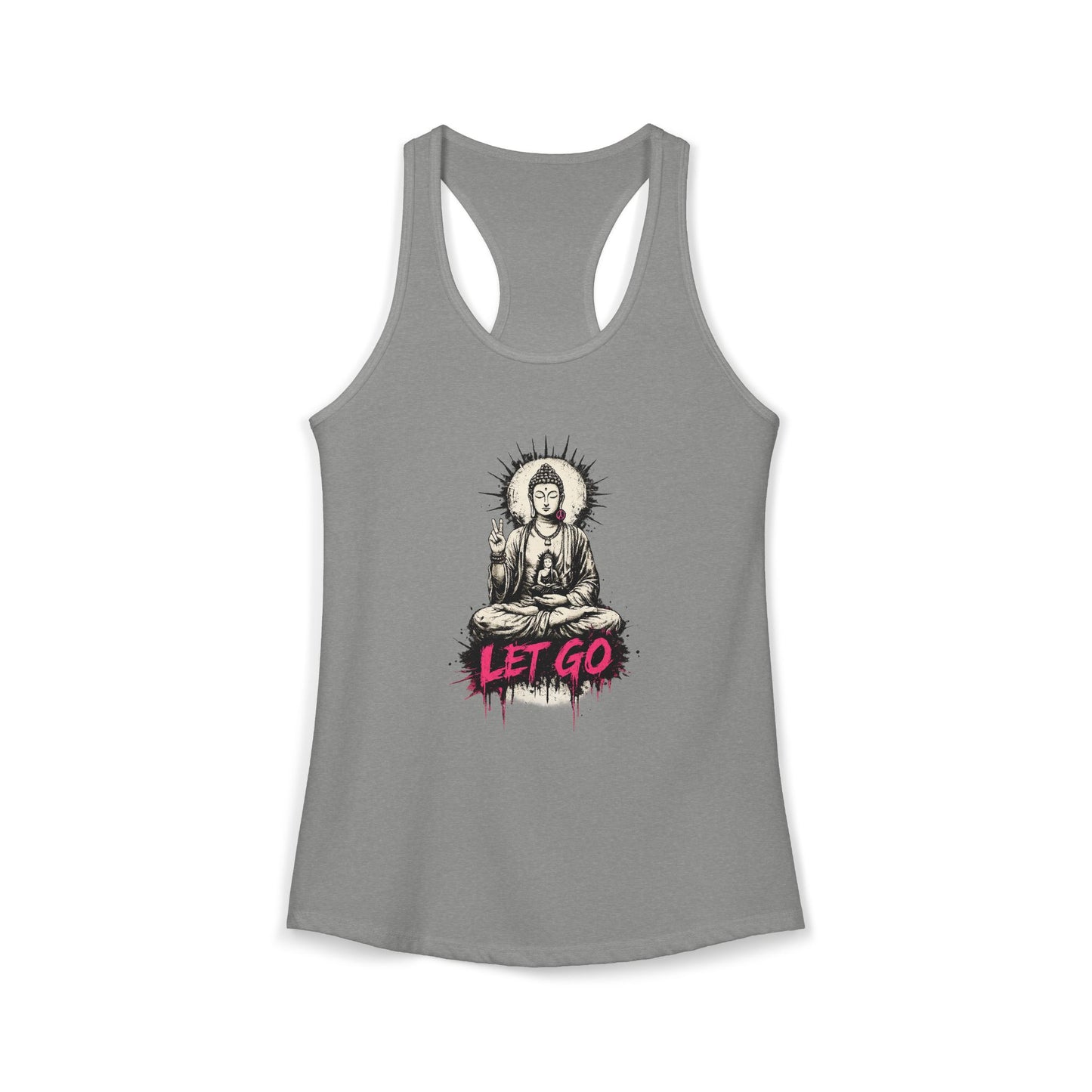 Buddha Let Go Racerback Tank