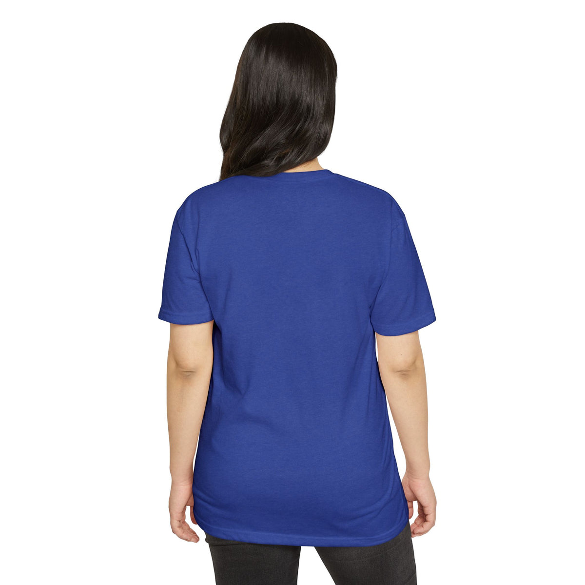 T‑Shirt, Short Sleeve Boxy Crew Neck - Rainbow Planet Cosmic Space