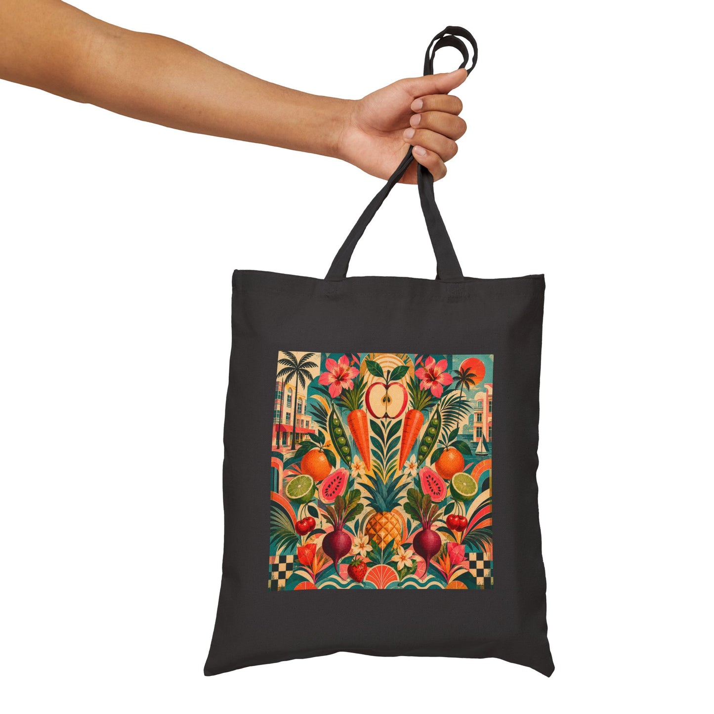 Miami or Havana Canvas Tote Bag