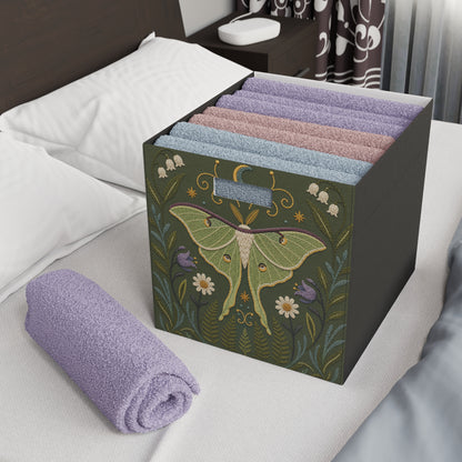 Luna Moth Felt Storage Box