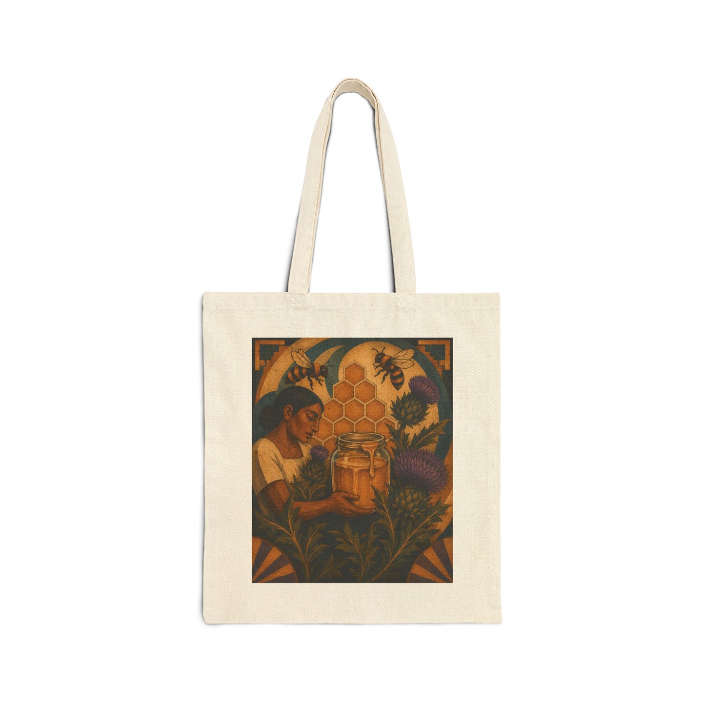Honey & Thistles Meets 1930s Mexico Canvas Tote Bag