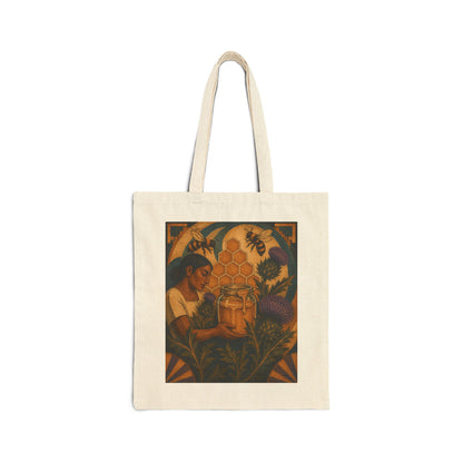 Honey & Thistles Meets 1930s Mexico Canvas Tote Bag
