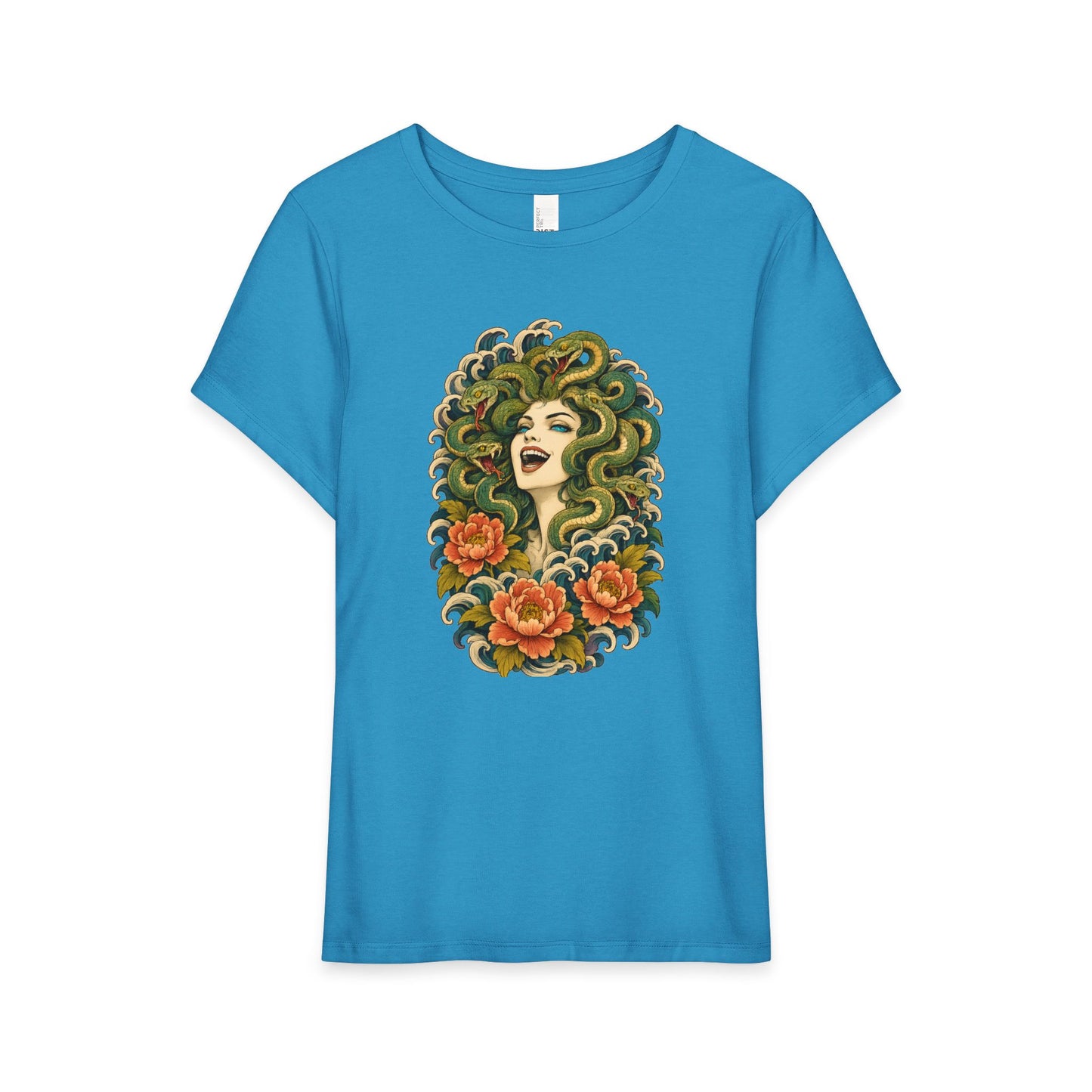 Medusa Floral Graphic Tee Shirt