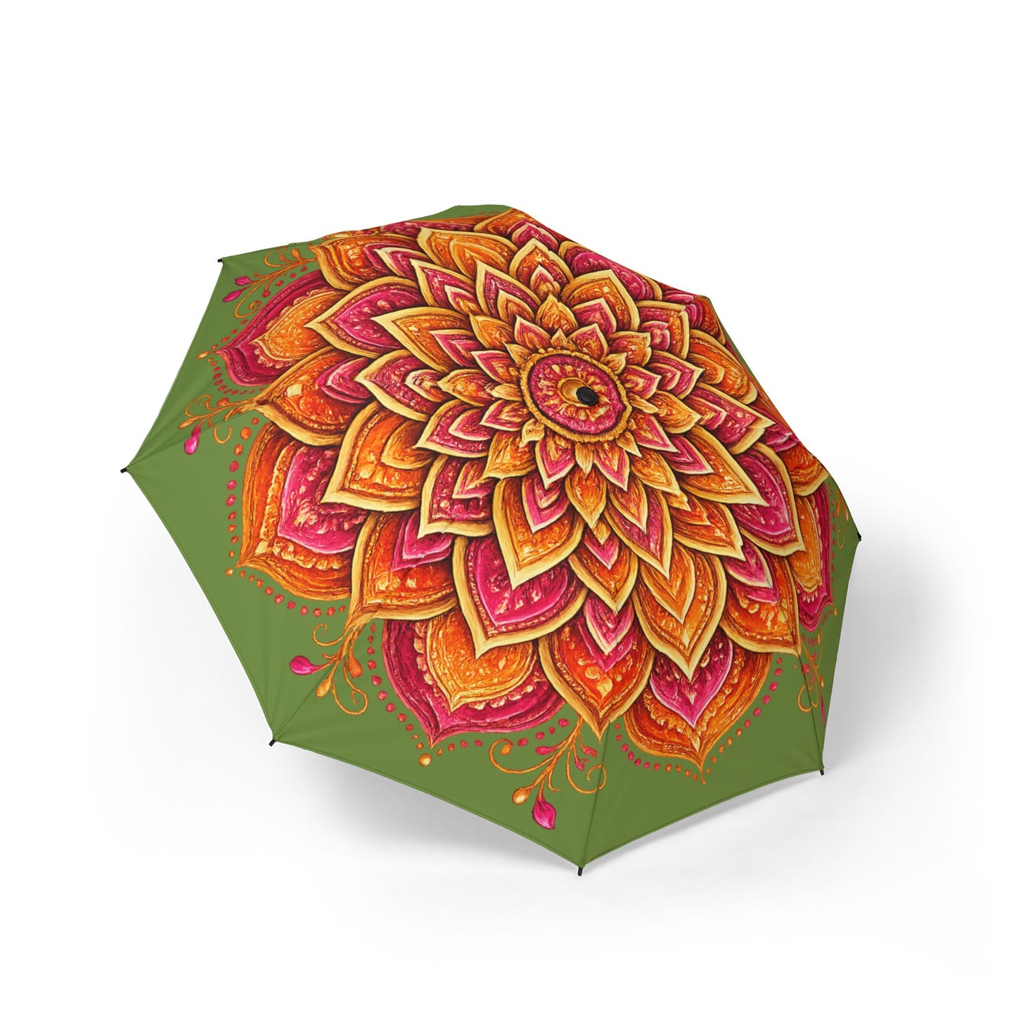 Floral Mandala Foldable Umbrella
